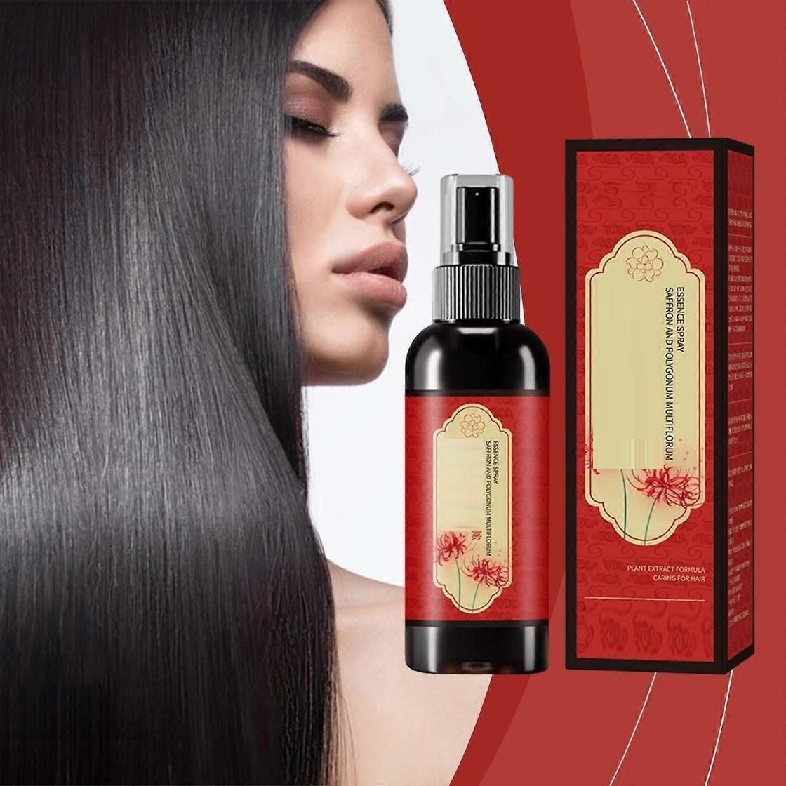 Saffron Essence Hair Spray - Pack of 2 (100 Ml Each Bottle)